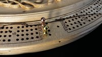 Personalized Tree of Life Cribbage Board (Spalted Maple)