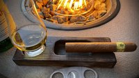 Cigar and Whisky Wood Ash Tray (Personalized)