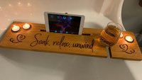 Relaxation Enhancer: Bath Tray Caddy for Spa-Like Baths