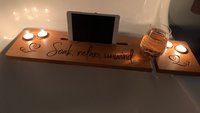 Relaxation Enhancer: Bath Tray Caddy for Spa-Like Baths