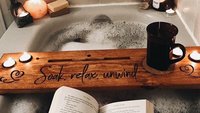 Relaxation Enhancer: Bath Tray Caddy for Spa-Like Baths