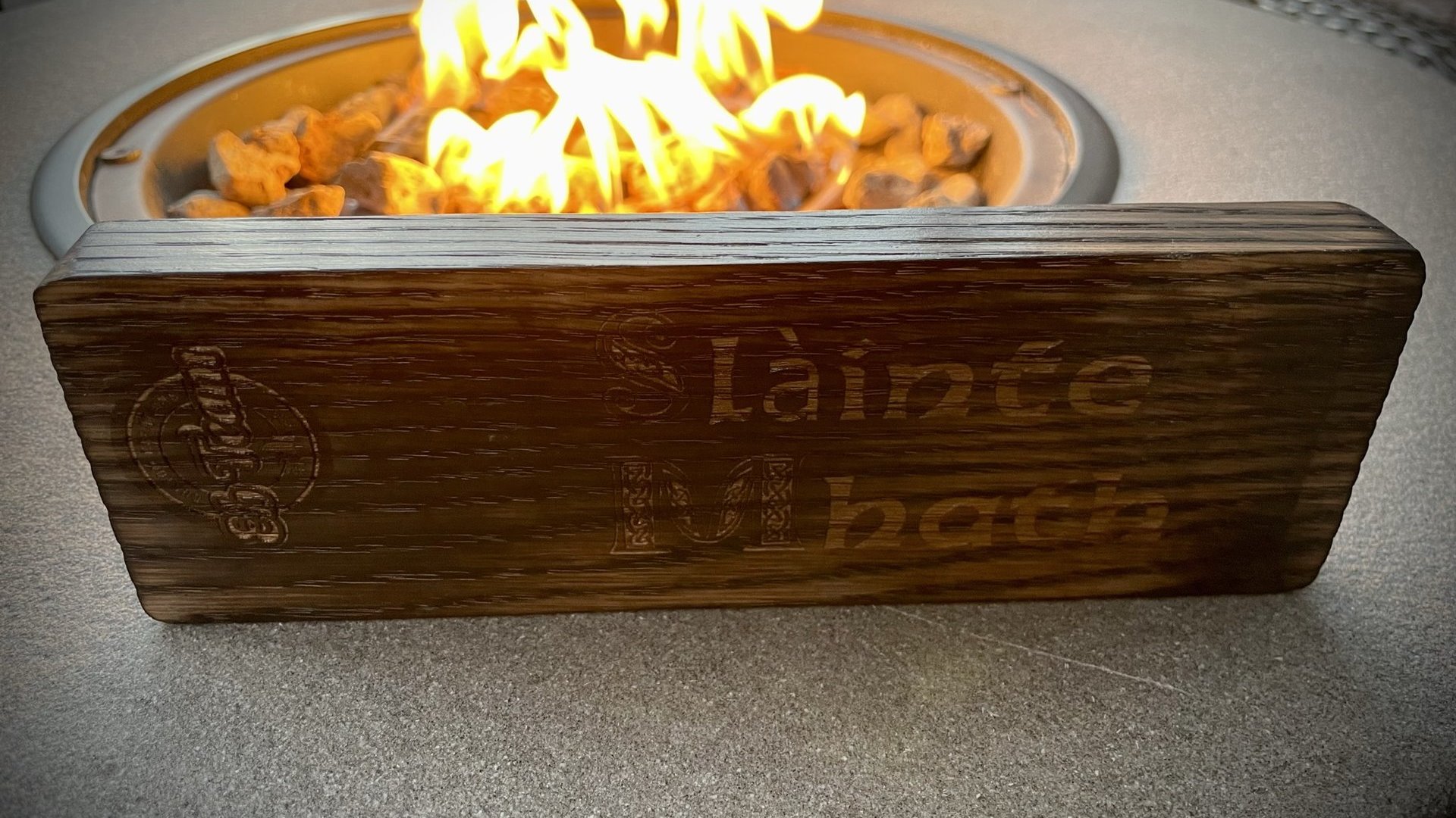 Cigar and Whisky Wood Ash Tray (Personalized)