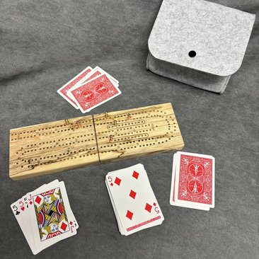 Folding Travel Cribbage Board