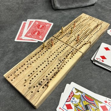 Folding Travel Cribbage Board