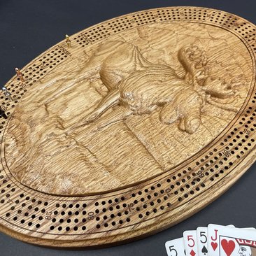 Moose Cribbage Board:  Elevating the Wilderness Lovers Game Nights