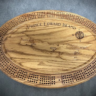 Prince Edward Island Cribbage Board Game (Personalized)