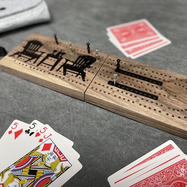Muskoka / Adirondack Folding Travel Cribbage Board