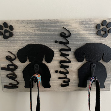 Dog Leash / Lead Hanger (Personalized for your fur-baby)