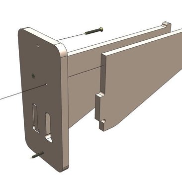 Simple Wood Clamp Rack Design (Digital File)